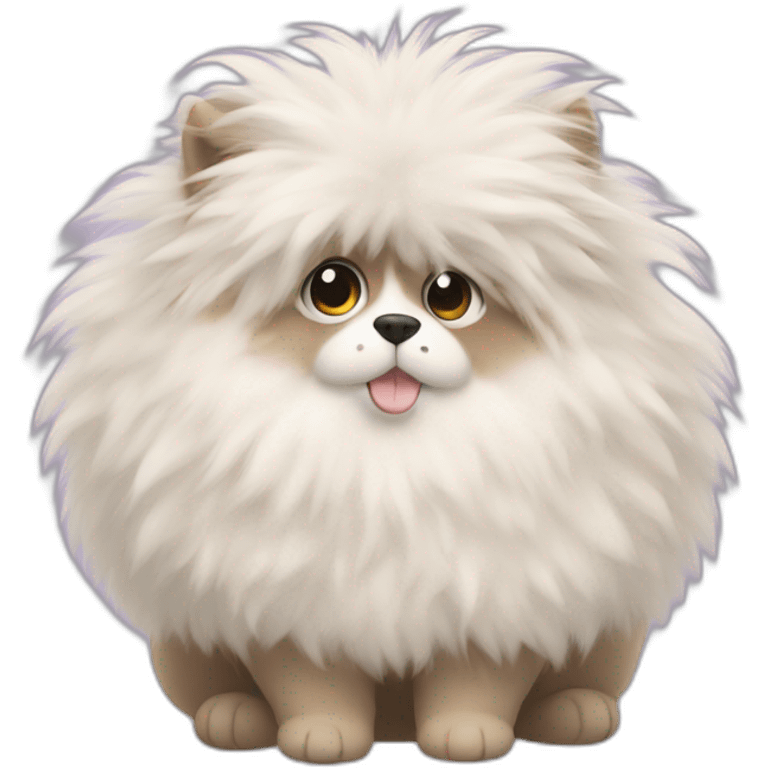 fluffy emoji