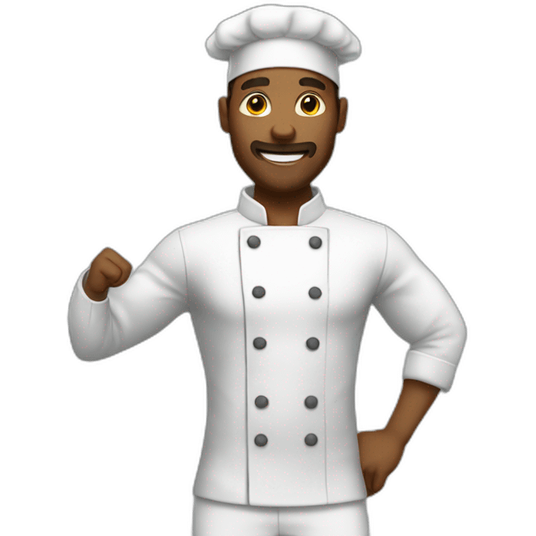 chef in the gym emoji