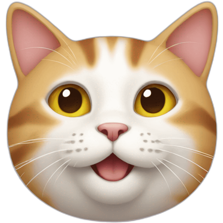 Cat that is happy emoji