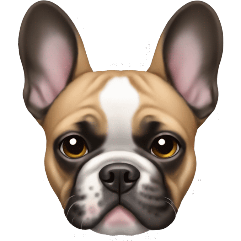 Make a french bulldog emoji