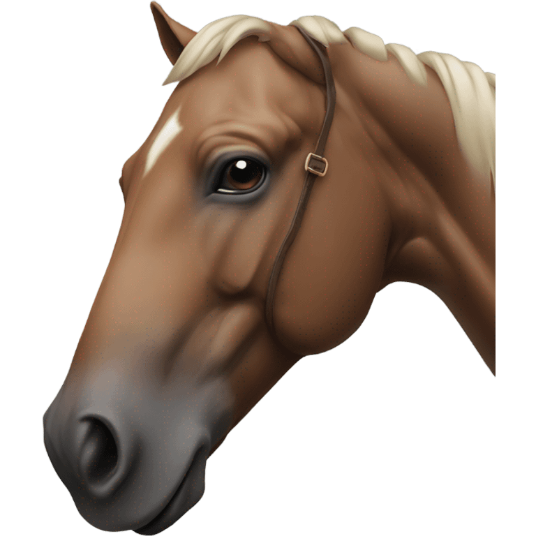 Human head on horse body  emoji