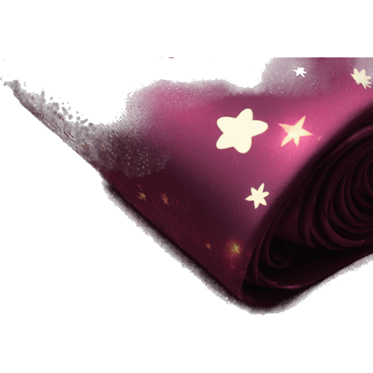 Dark nighttime stars Bohemian hippie fairy tie die flowers maroon iridescent holographic  emoji