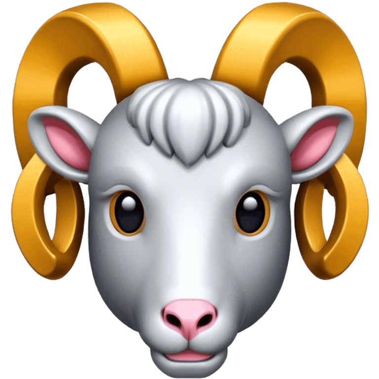 Mechanical Ram(Goat) head  emoji