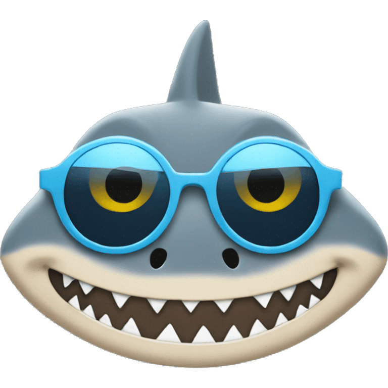 Shark sunglasses emoji