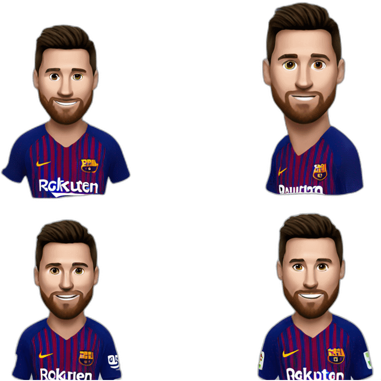 Messi on ronaldo emoji