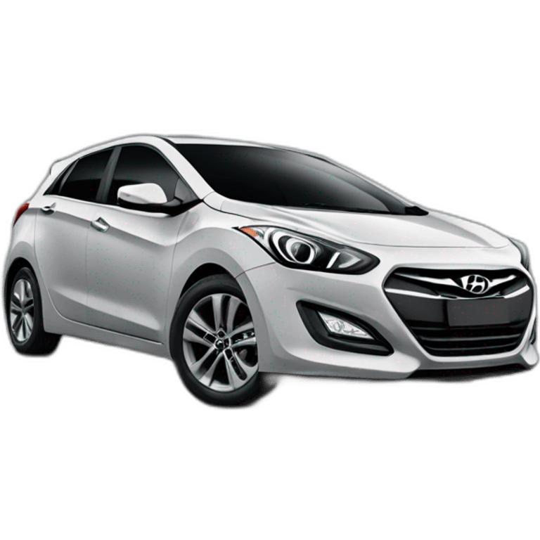 Hyundai i30 black 2013 emoji