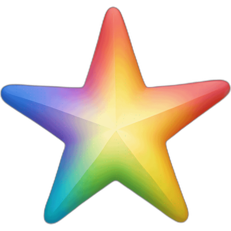 rainbow star emoji