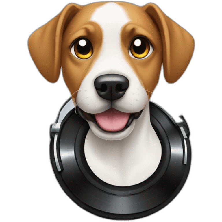 Dj dog emoji