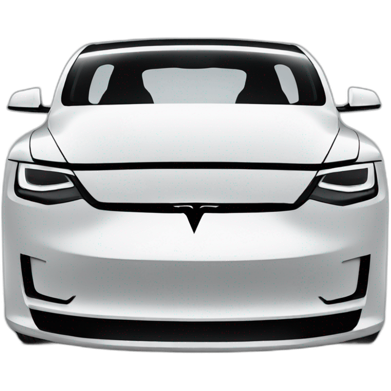 Tesla logo black emoji