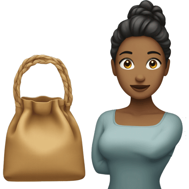 A bag whos called Giselle  emoji