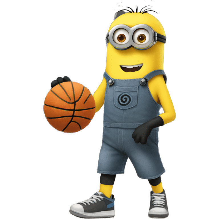 minion playing basket-ball emoji