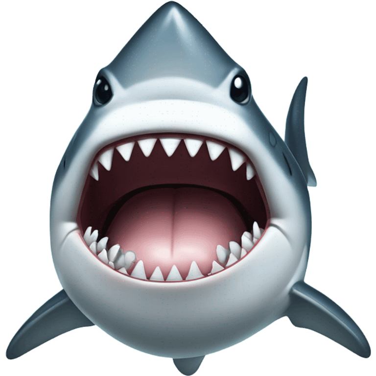 Shark with diamond grill emoji