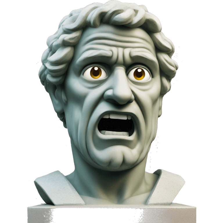 Angry italien statue emoji