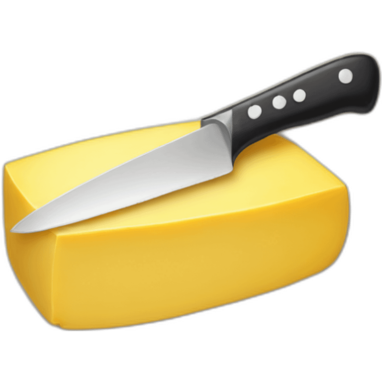 knife in the butter emoji