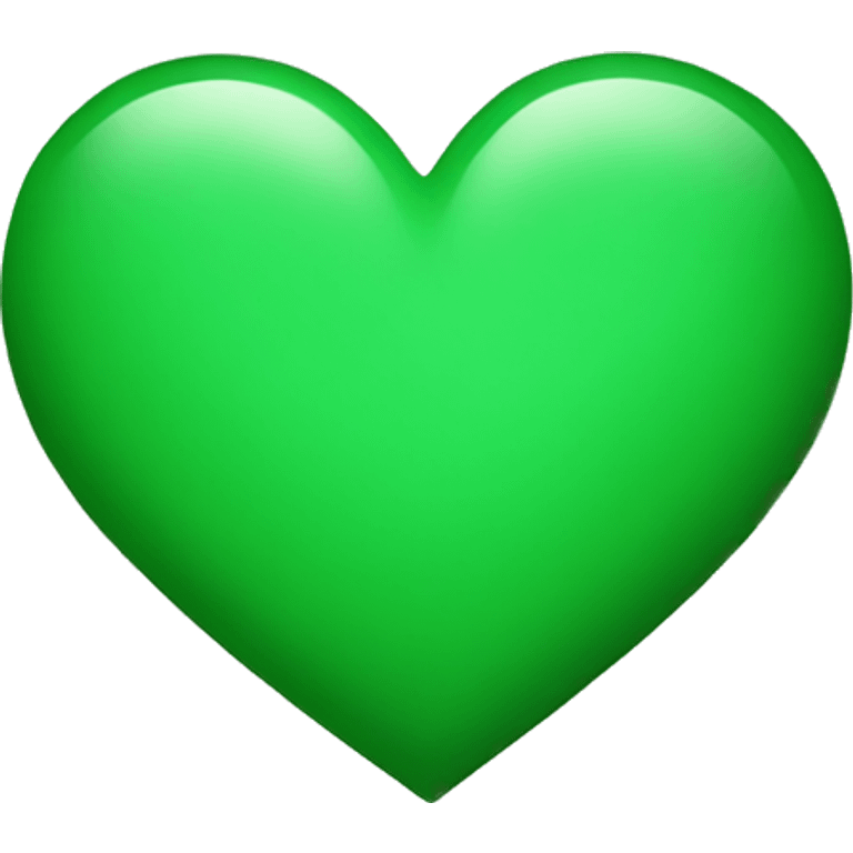 green heart emoji