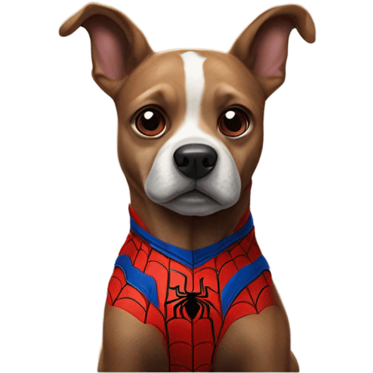 DOG in full SPIDER MAN emoji