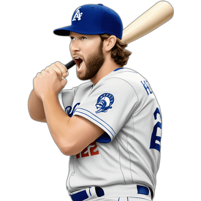 Diamondback biting Clayton Kershaw emoji