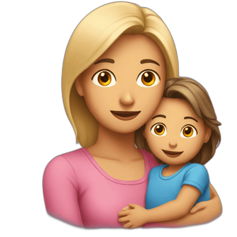 A mother and a child emoji