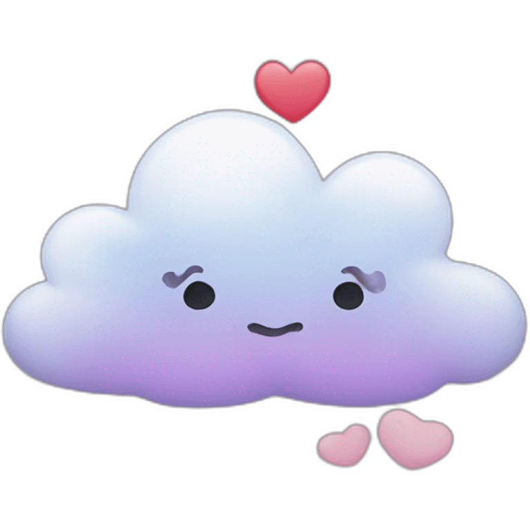 Love clouds emoji