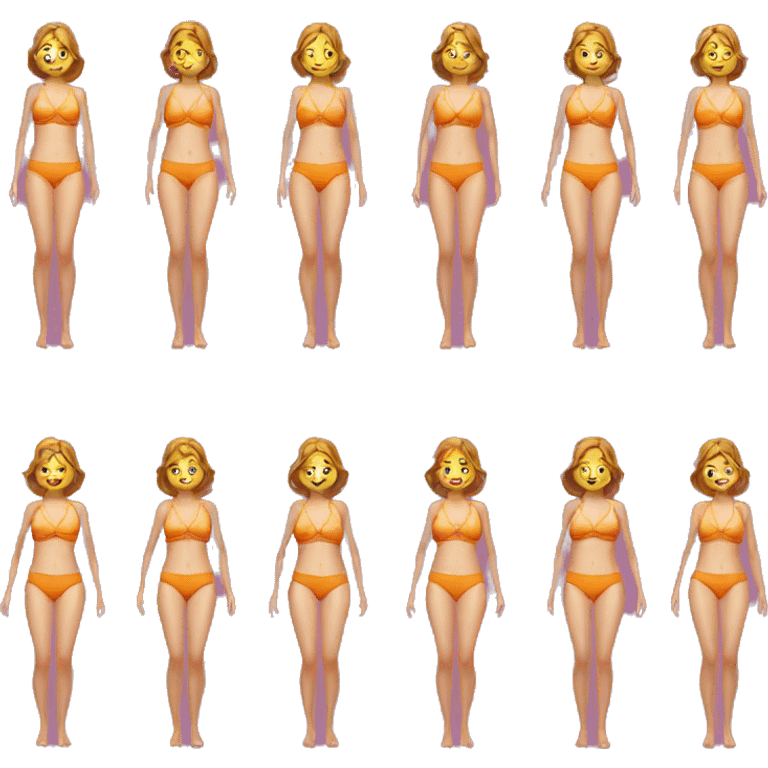 Femme maillot de bain  emoji