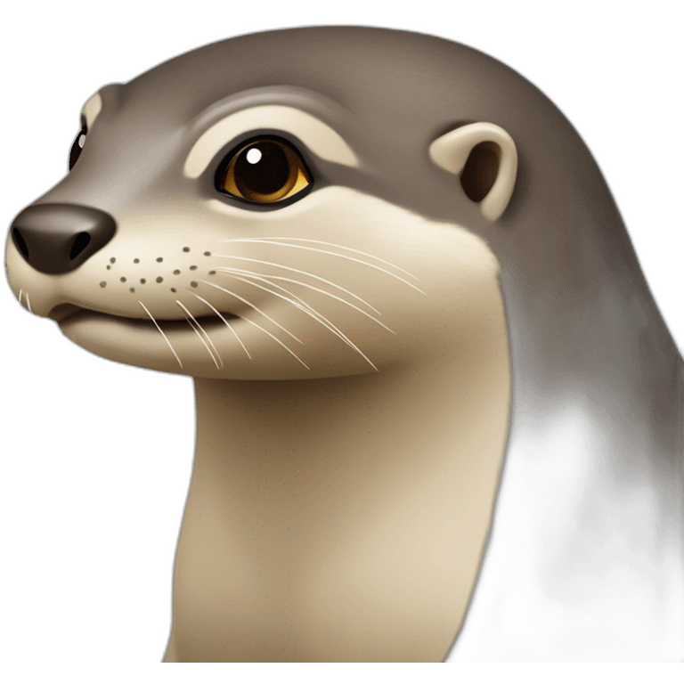 loutre tête mignonne  emoji