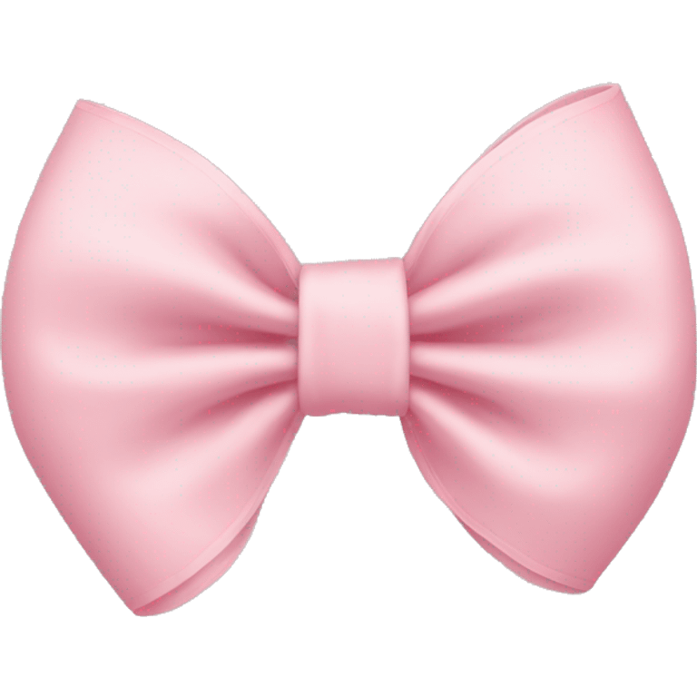 light pink bow on light pink bow emoji