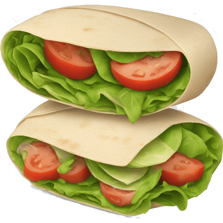 healthy wrap emoji