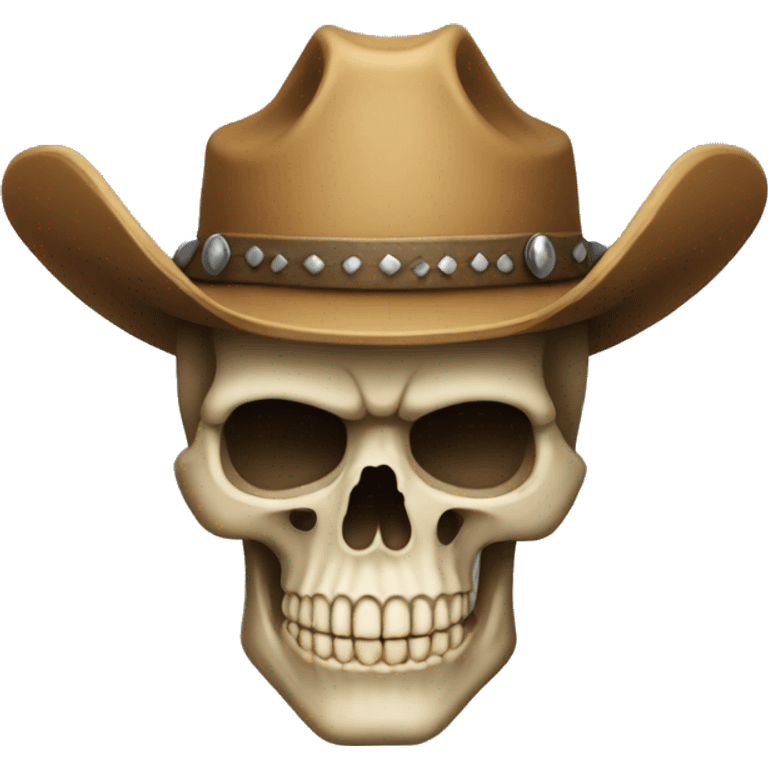 Skull cowboy emoji