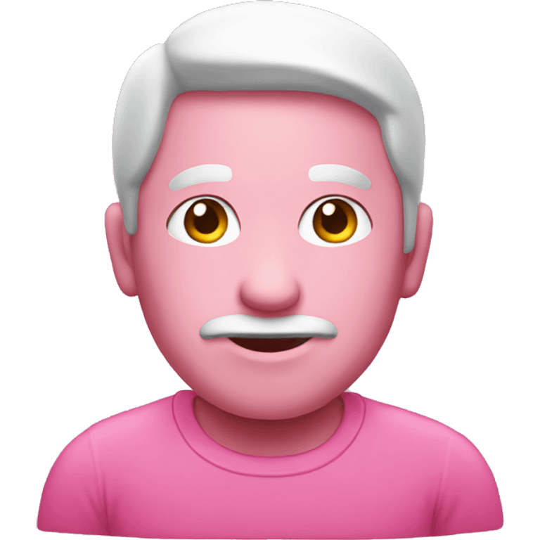 Pink man emoji