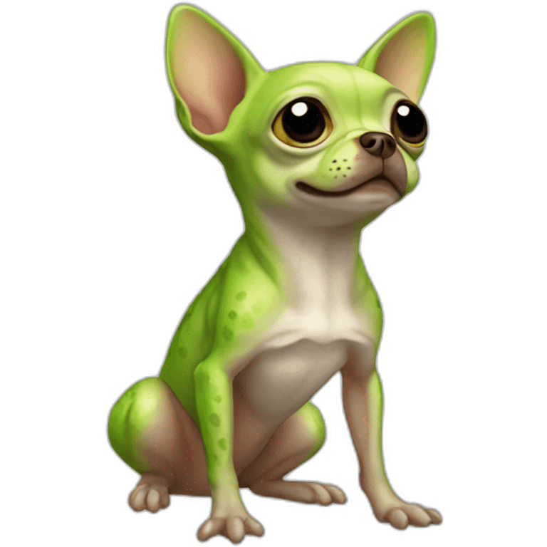 chihuahua frog emoji