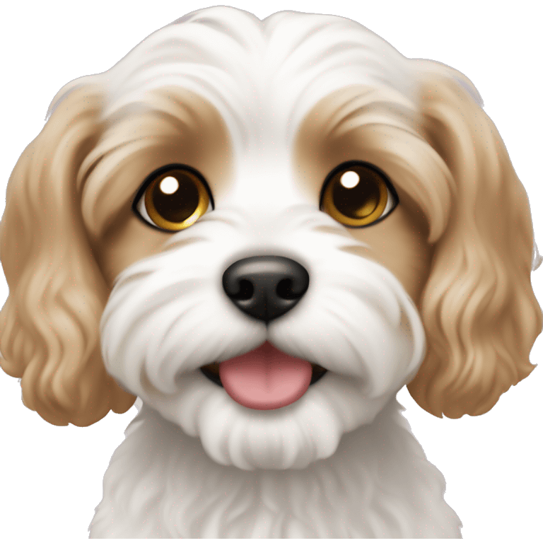 Cavachon puppy emoji