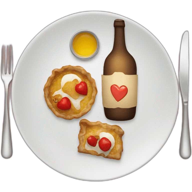 Romantic dinner emoji