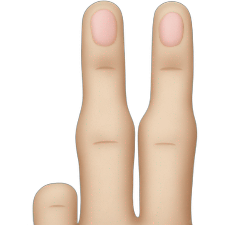 Finger of singer rapper jul emoji