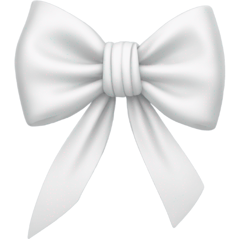 white bow emoji