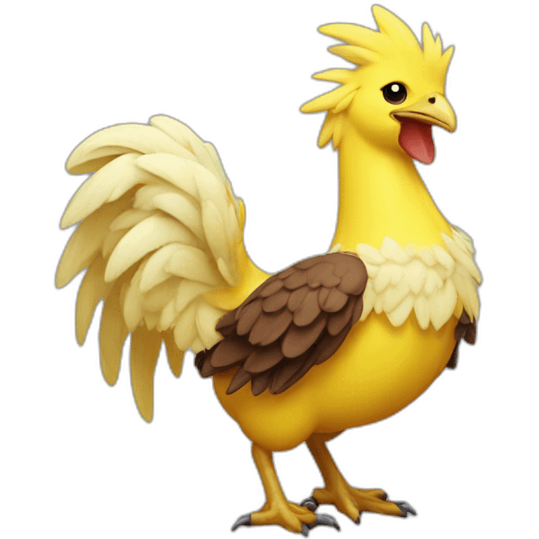 Cute chocobo emoji