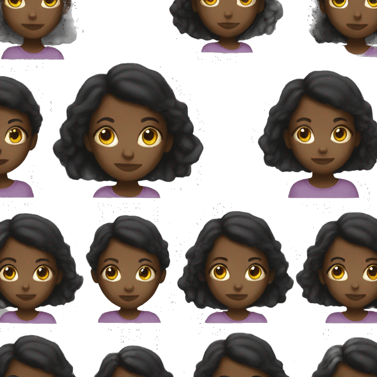 Black clean girl emoji