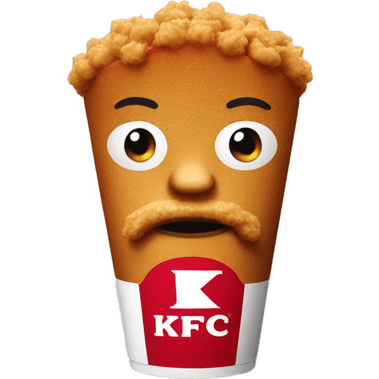 KFC with ketchup  emoji