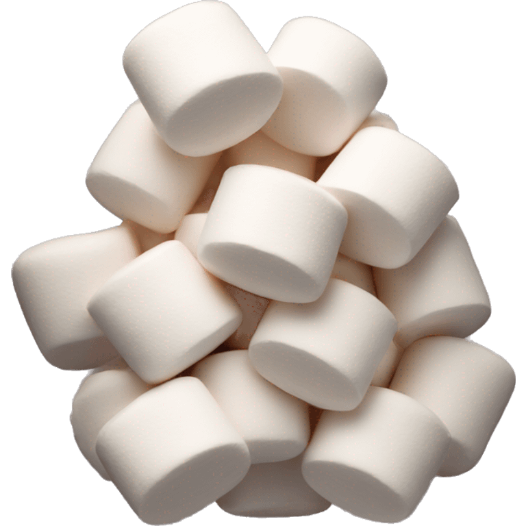 Group of marshmallows emoji