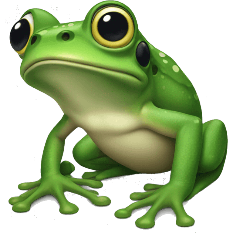 Rainforest frog emoji