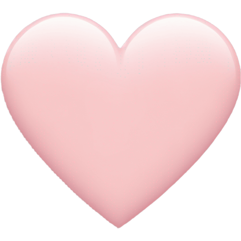 pastel pink heart emoji