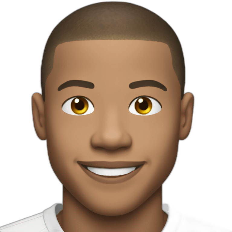 Happy-kylian mbappe  emoji