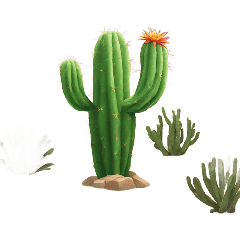 Cactus in the desert  emoji