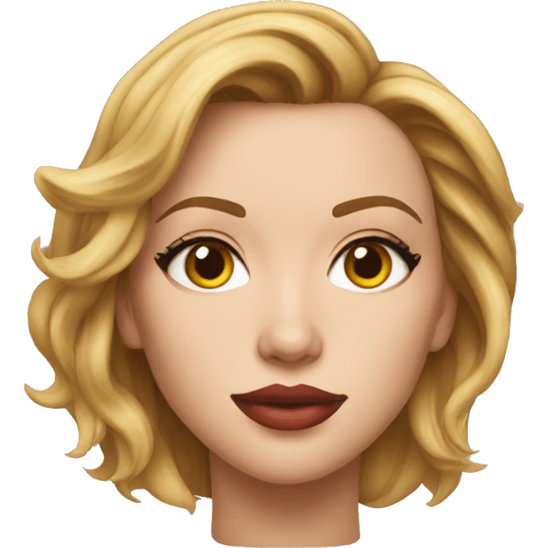 scarlett johansson realistic emoji