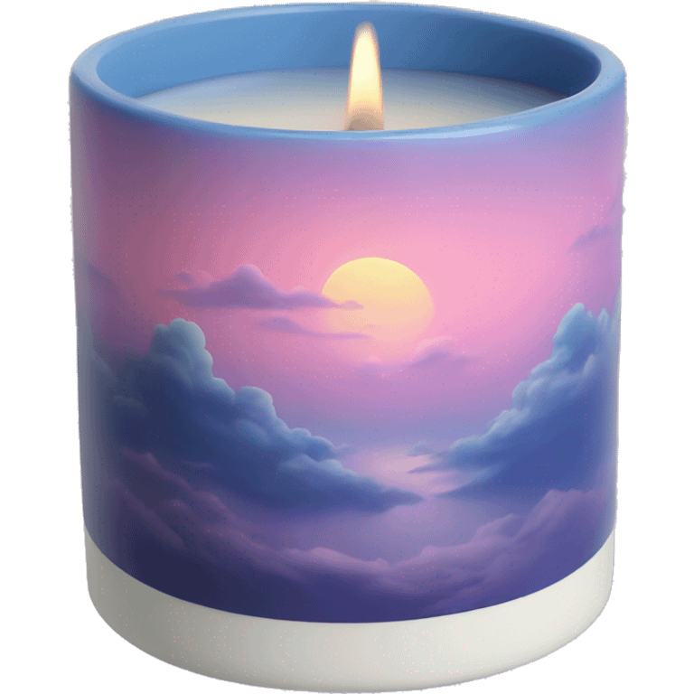 Aesthetic sky candle  emoji