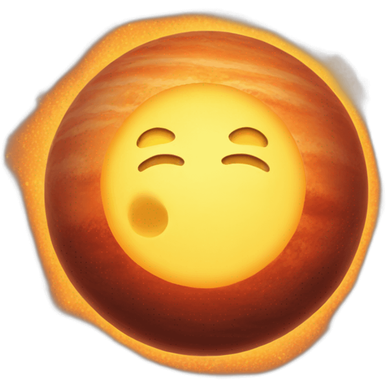 round sun planet emoji