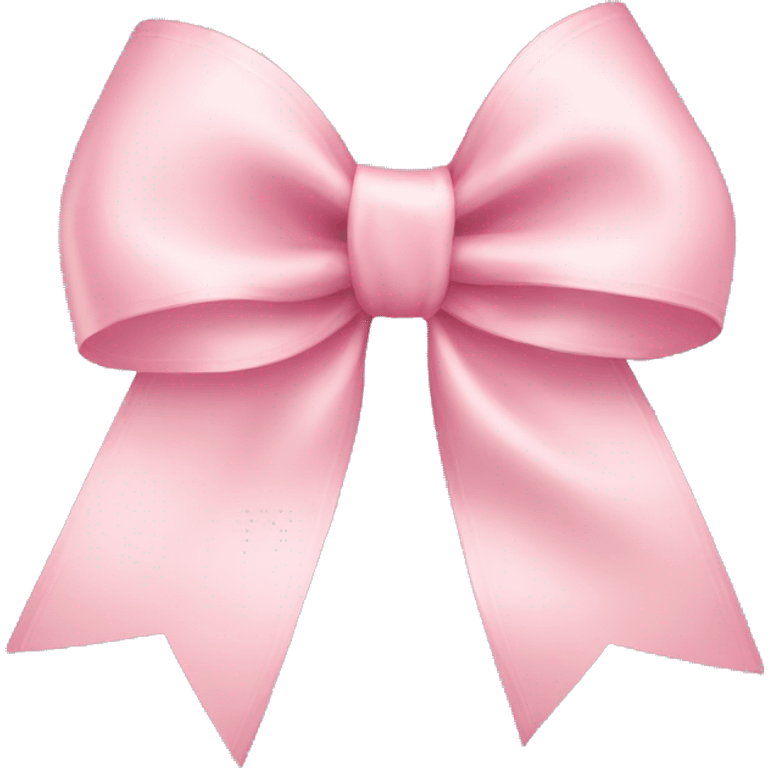 light pink ribbon bow emoji