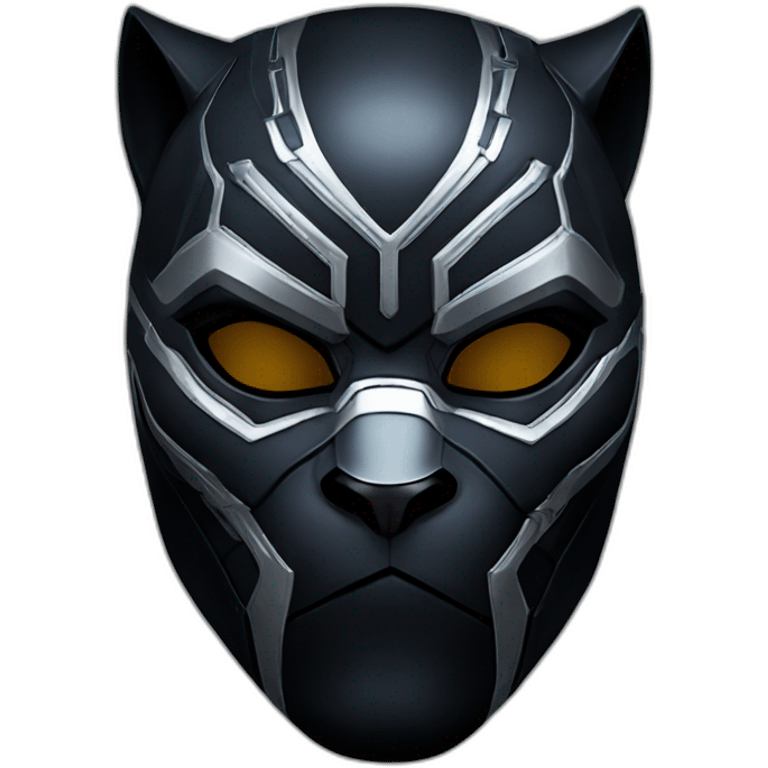 Black Panther, mask, Marvel emoji