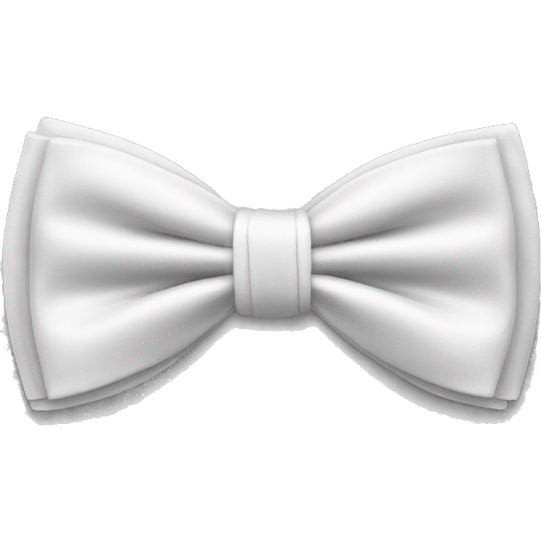 A white bow tie emoji