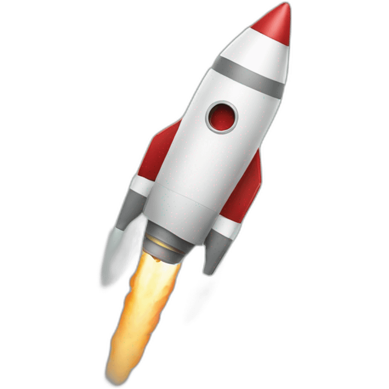 A Rocket going to pull a business up emoji