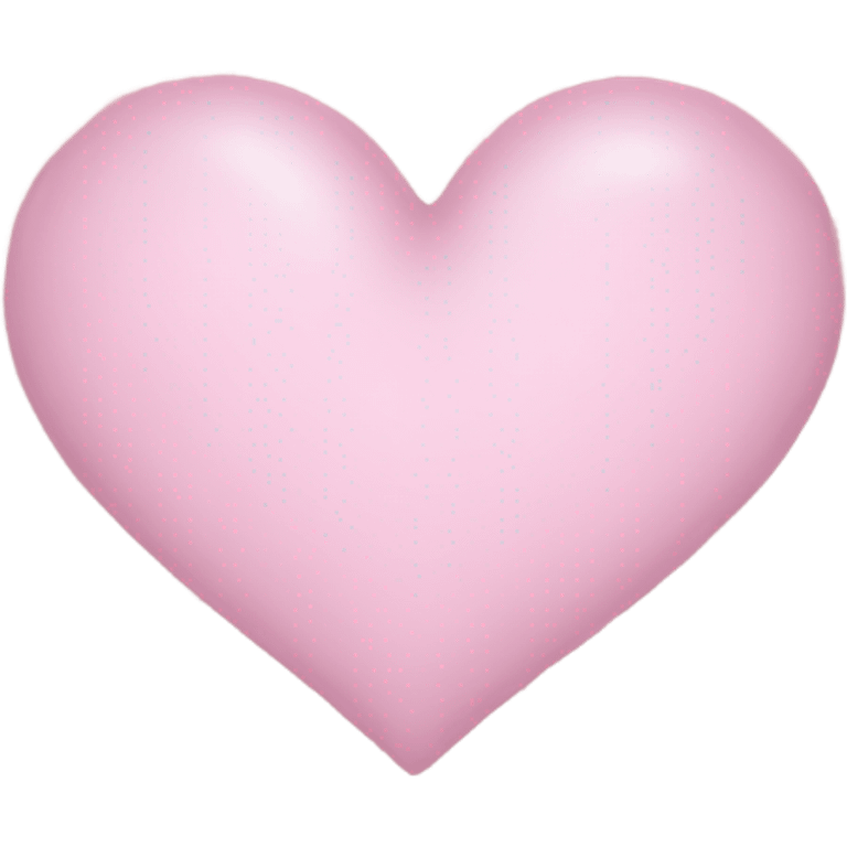 Pastel pink heart emoji